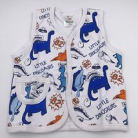 嬰兒純棉背心(小恐龍)